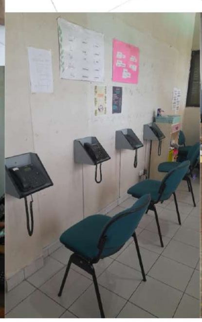 Booth telepon Smart Wartel siap digunakan santri